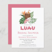 バジェットトロピカルカクテルルアウ(ハワイ式宴会)ブライダルシャワー (正面/裏面)