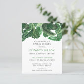 バジェットトロピカルグリーンリーブライダルシャワー招待 (スタンド正面)