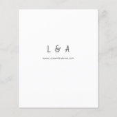 バジェットトロピカルハワイアンフローラブライダルシャワー (裏面)