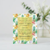 バジェットトロピカルパイナップルハイビスカスカップルのシャワー (スタンド正面)