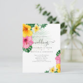 バジェットトロピカルパラダイスビーチ結婚式花模様 (スタンド正面)