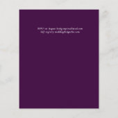 バジェットトロピカルパラダイスビーチ結婚式花模様 (裏面)