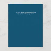 バジェットトロピカルパラダイスビーチ結婚式花模様 チラシ (裏面)