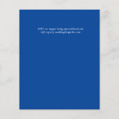 バジェットトロピカルパラダイスビーチ結婚式花模様 チラシ (裏面)