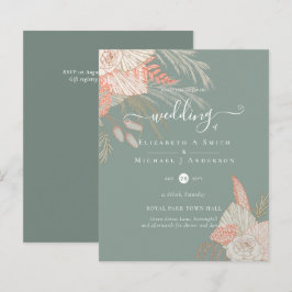 バジェットトロピカルパンパスグラステラコッタ結婚ズ