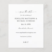 バジェットトロピカルパームリーフ日付の写真を保存 チラシ (裏面)