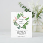 バジェットトロピカルパーム水の色の幾何学的結婚な (スタンド正面)