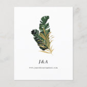 バジェットトロピカルパーム結婚リーフズフライヤー チラシ (裏面)