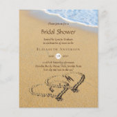 バジェットトロピカルビーチハートインサンドブライダルシャワー (正面)