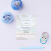 バジェットトロピカルビーチパームVS 2結婚ズフライヤー チラシ (シングル)