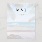 バジェットトロピカルビーチパームVS 2 結婚's (裏面)