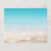 バジェットトロピカルビーチ数々のフォトホリデーカード (裏面)