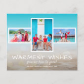 バジェットトロピカルビーチ数々のフォトホリデーカード (正面)