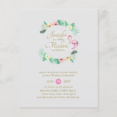 バジェットトロピカルピンクブライダルシャワー結婚または (正面)