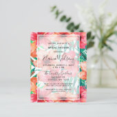 バジェットトロピカルブライダルシャワー招待 (スタンド正面)