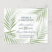 バジェットトロピカルリーフセージ緑の保存日 (裏面)