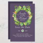 バジェットトロピカルリーフハワイアンルアウ（ハワイ式宴会）結婚ズ (正面/裏面)