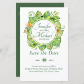 バジェットトロピカルリーフハワイアンルアウ（ハワイ式宴会）結婚ズ (正面/裏面)