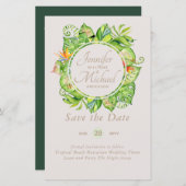 バジェットトロピカルリーフハワイアンルアウ(ハワイ式宴会)結婚ズ (正面/裏面)