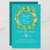 バジェットトロピカルリーフハワイアンルアウ（ハワイ式宴会）結婚ズ (正面/裏面)