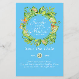 バジェットトロピカルリーフハワイアンルアウ（ハワイ式宴会）結婚ズ