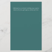 バジェットトロピカルリーフハワイアンルアウ(ハワイ式宴会)結婚ズ (裏面)