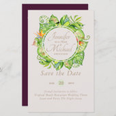 バジェットトロピカルリーフハワイアンルアウ（ハワイ式宴会）結婚ズ (正面/裏面)