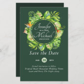 バジェットトロピカルリーフハワイアンルアウ（ハワイ式宴会）結婚ズ (正面/裏面)