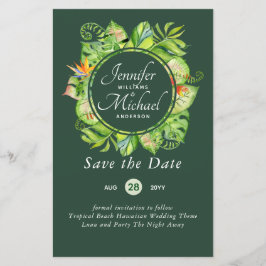 バジェットトロピカルリーフハワイアンルアウ（ハワイ式宴会）結婚ズ