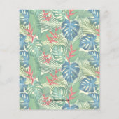 バジェットトロピカル50バースデーパーティ招待状 (裏面)