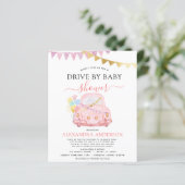 バジェットドライブバイベビーシャワー赤面ピンク (スタンド正面)