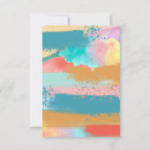 バジェットドレ絵を描ス絵を描の誕生日 ノートカード (裏面)