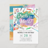 バジェットドレ絵を描ス絵を描の誕生日 ノートカード (正面/裏面)