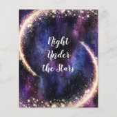 バジェットナイトザスターズ招待状 (裏面)