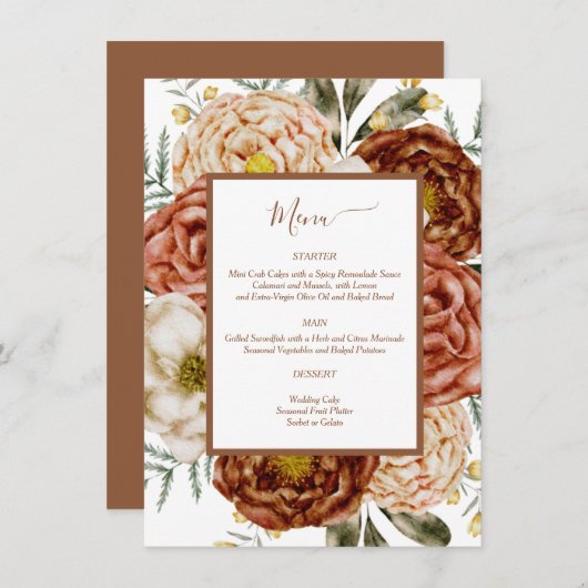 バジェットニュートラルボホテラコッタ エンクロージャーカード (正面/裏面)