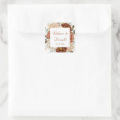 バジェットニュートラルボホフローラテラコッタ スクエアシール (バッグ)