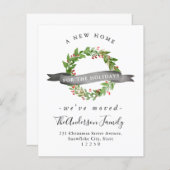 バジェットニューホームアドレスリースホリデームービングカード (正面/裏面)