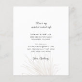 バジェットニューホームピンクローゼユーカリプトゥスムービングカード (裏面)