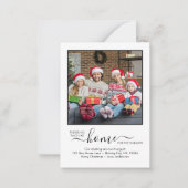 バジェットニューホーム引っ越しましたフォトホリディムービング ノートカード (正面)