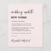 バジェットニュー結婚ズ会場ピンクのお知らせ (正面)