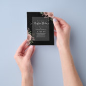 バジェットヌエストラBODA招待状ブルゴーニュフローラ チラシ (手)