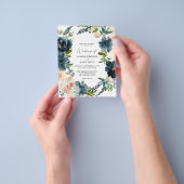 バジェットネイビーダスティブルー&ピンク赤面結婚2s チラシ (手)