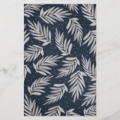 バジェットネイビーブランチArchフォトホリデーカード (裏面)