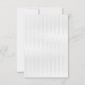 バジェットネイビーブルーシルバーグリッターバルーン誕生日 ノートカード (裏面)