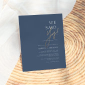 バジェットネイビーブルー |我々はYesミニマリスト結婚の