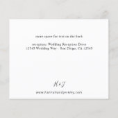 バジェットネイビー、オレンジ、ブラウン秋フローラ詳細 (裏面)