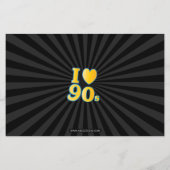 バジェットネオンカップル90sプールパーティの招待状 (裏面)