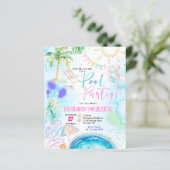 バジェットネオングローウォーター色プールパーティー誕生日 (スタンド正面)