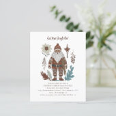 バジェットノルディックサンタクリスマスパーティー招待状 (スタンド正面)