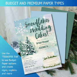 バジェットハイゲスノーフレーク結婚ズケーキブライダルシャワー